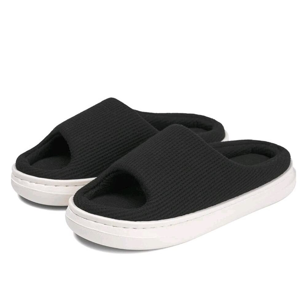 SOULROSE Summer House Memory Foam Slippers Comfy Spa Bedroom Slides Women Sz 41